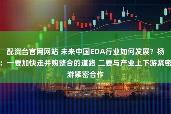 配资台官网网站 未来中国EDA行业如何发展？杨廉峰：一要加快走并购整合的道路 二要与产业上下游紧密合作